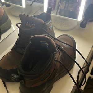 Steel toe water resistant.